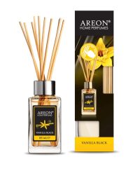 Ароматизатор для дома Areon Sticks LUX (банка, деревянные палочки) Vanilla Black ванильный черный 704-PL-10