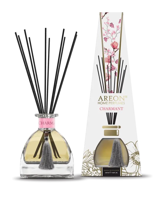 Ароматизатор для дома Areon Sticks Piramyd (банка, деревянные палочки) Charmant