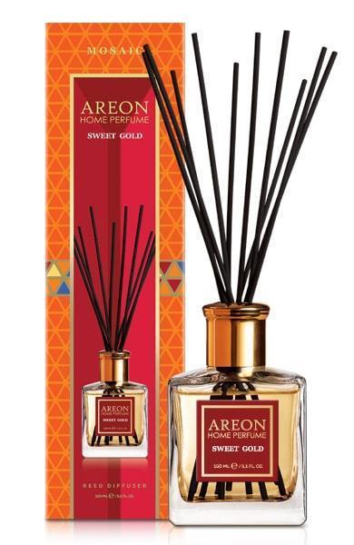 Ароматизатор для дома Areon Sticks Premium Mosaik (банка, деревянные палочки) Sweet Gold восточно-пряный аромат