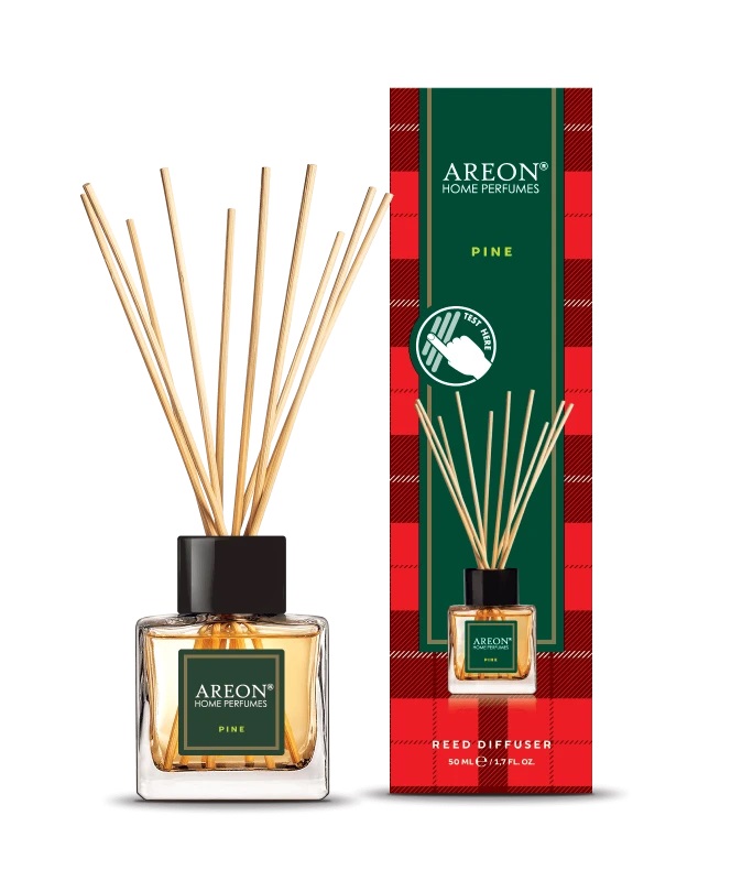 Ароматизатор для дома Areon SticksTartan (банка, деревянные палочки) Pine сосна
