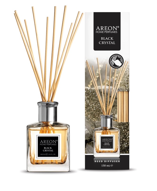 Ароматизатор для дома Areon Sticks (банка, деревянные палочки) Black Crystal черный кристалл