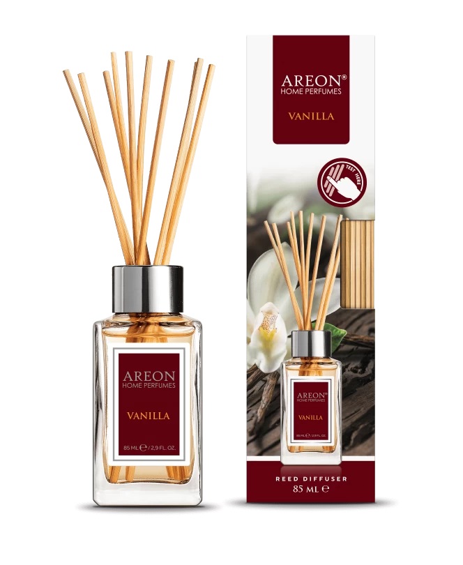 Ароматизатор для дома Areon Sticks (банка, деревянные палочки) ваниль