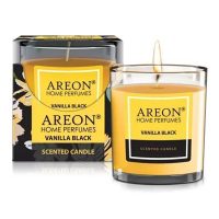 Ароматизатор для дома Areon свеча Vanilla Black ванильный черный 120 г