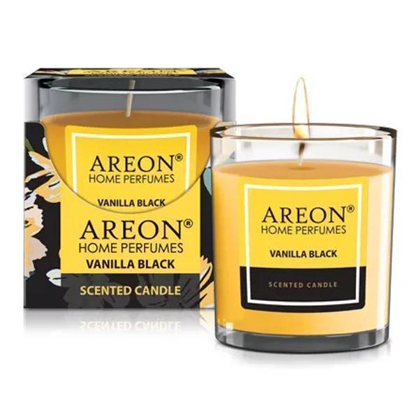 Ароматизатор для дома Areon свеча Vanilla Black ванильный черный 120 г