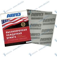 Бумага наждачная высокопрочная на тканевой основе P 80 ABRO (50 шт)