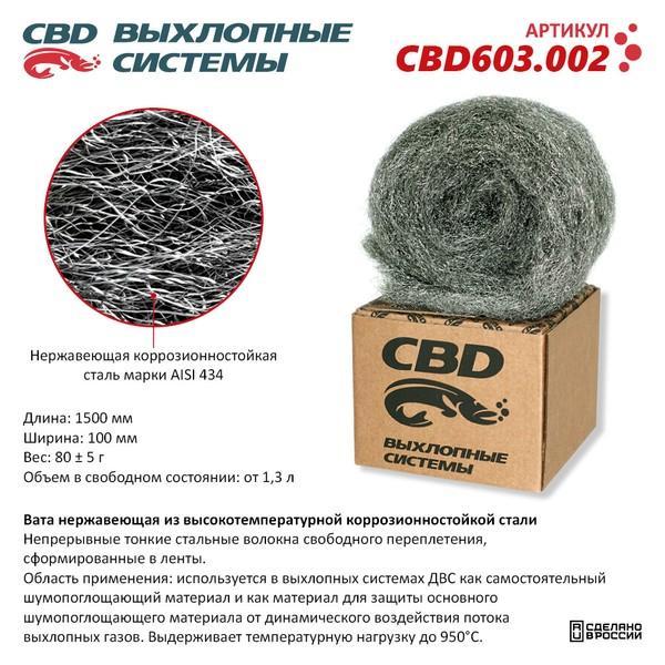 Вата нержавеющая из высокотемпературной коррозионностойкой стали. CBD