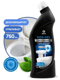 Гель концентрат Grass Dos Gel Professional дезинфицирующий и отбеливающий