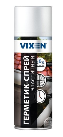 Герметик Vixen черный эластичный спрей