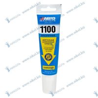 Герметик для стекол силикон прозр ABRO MASTERS SS-1100-SAN-3 (70гр) санитарный