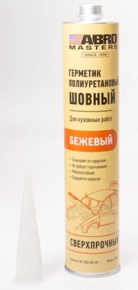 Герметик полиуретановый Abro Masters шовный бежевый