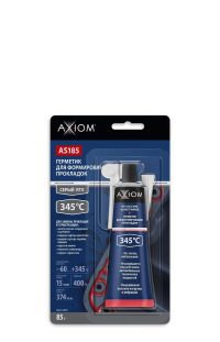 Герметик прокладка AXIOM RTV Silicone высокотемпературный серый 85 гр