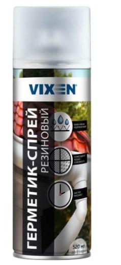 Герметик резиновый Vixen прозрачный спрей