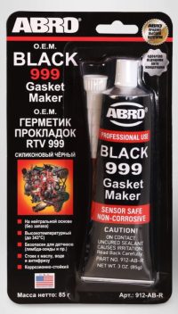Герметик силиконовый Abro 999 черный 85 г