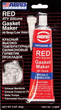 Герметик силиконовый Abro Masters красный 85 г*