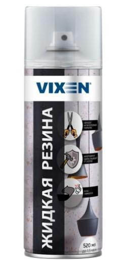 Жидкая резина Vixen прозрачный матовый аэрозоль