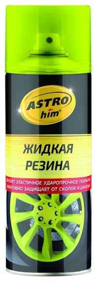Жидкая резина Астрохим зеленая флуоресцентная аэрозоль