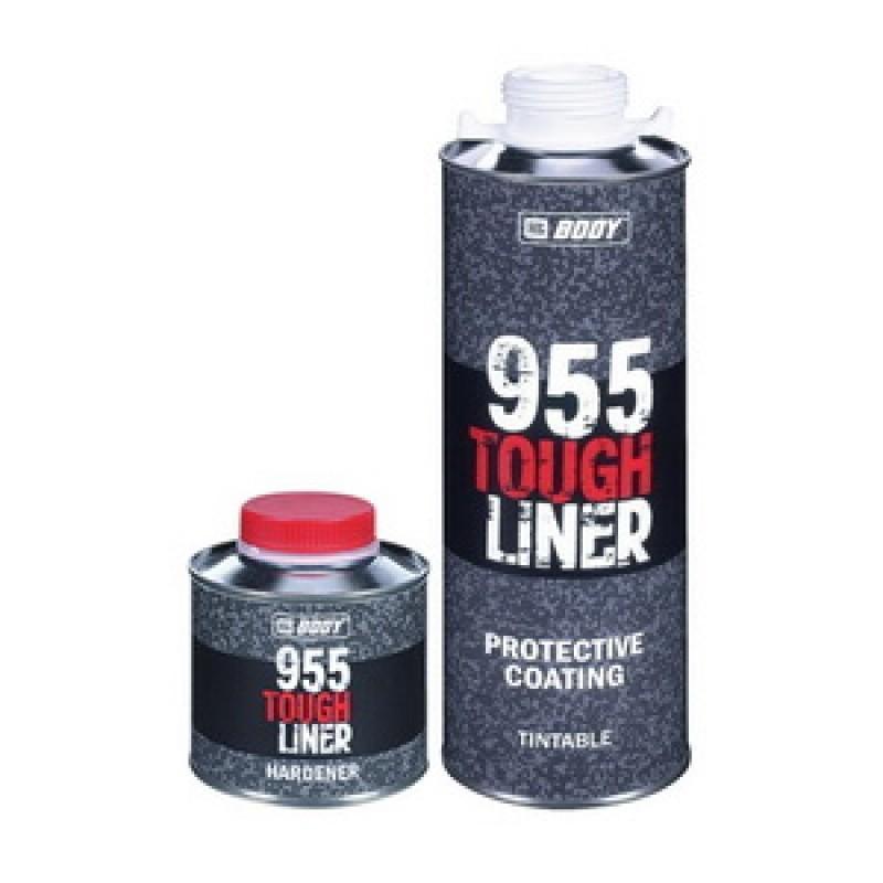 Защитное покрытие Body 955 Tough Liner полиуретановое сверхпрочное + колеруемое