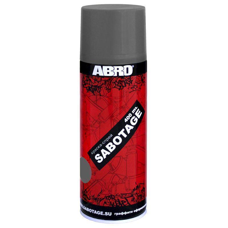 Краска аэрозольная Abro Sabotage 022 средне-серая