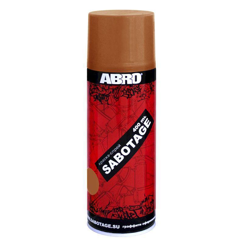 Краска аэрозольная Abro Sabotage 132 бронза
