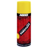 Краска аэрозольная ABRO Sabotage ( 41 живописно-желтая)