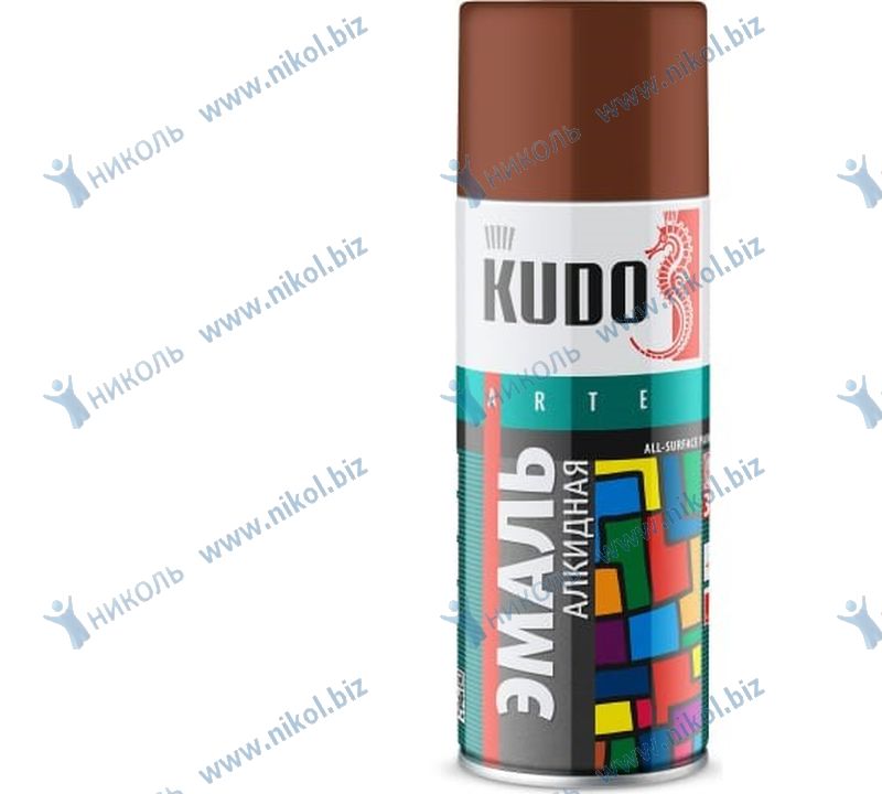 Краска аэрозольная Kudo какао *