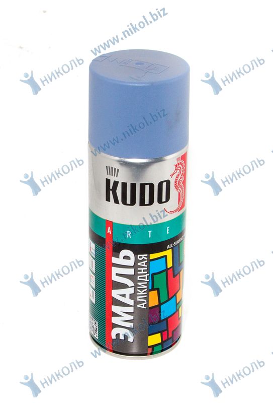 Краска аэрозольная Kudo серо-голубая *