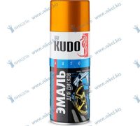 Краска аэрозольная для дисков золотая Kudo *