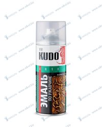Краска аэрозольная молотковая Kudo по ржавчине медная *