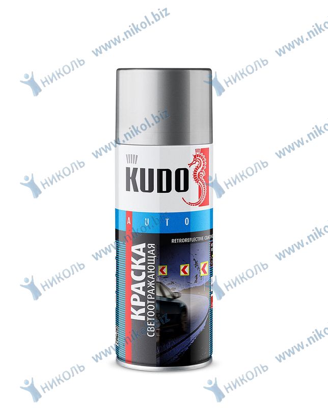 Краска аэрозольная светоотражающая Kudo *