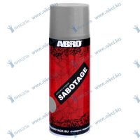 Краска аэроз серая светлая ABRO SABOTAGE (226гр)