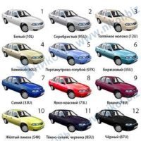 Краска кисточка Daewoo вишневый 74U KUDO