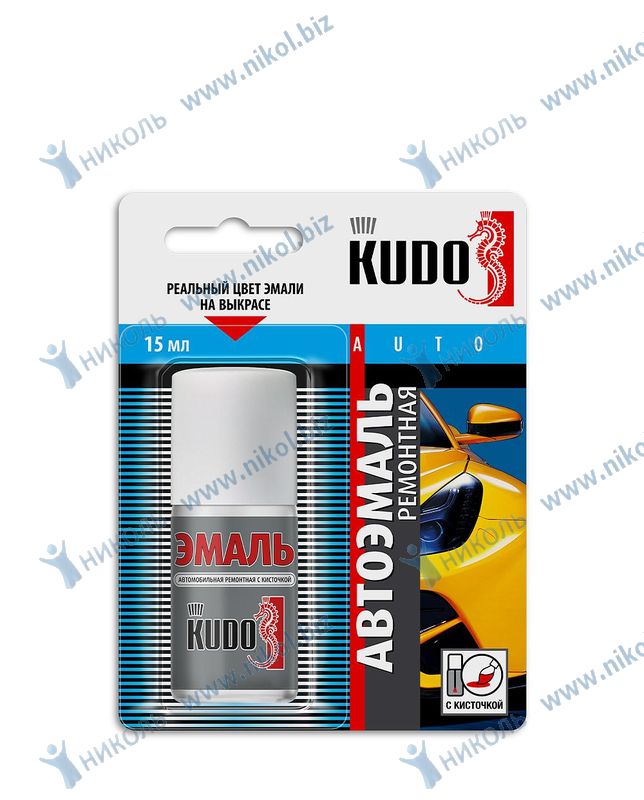 Краска с кисточкой Kudo "Жемчуг 230" (металлик)*