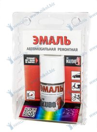 Краска с кисточкой Kudo "Платина 691" (металлик)*