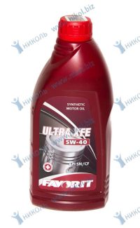 Масло Favorit Ultra XFE 5W40 SN/CF с