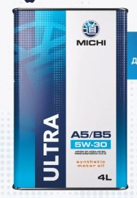 Масло Michi 5/30 Ultra А5/B5 синтетическое