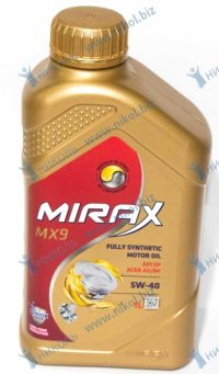 Масло MIRAX MX9 5W40 SP с РАСПРОДАЖА!