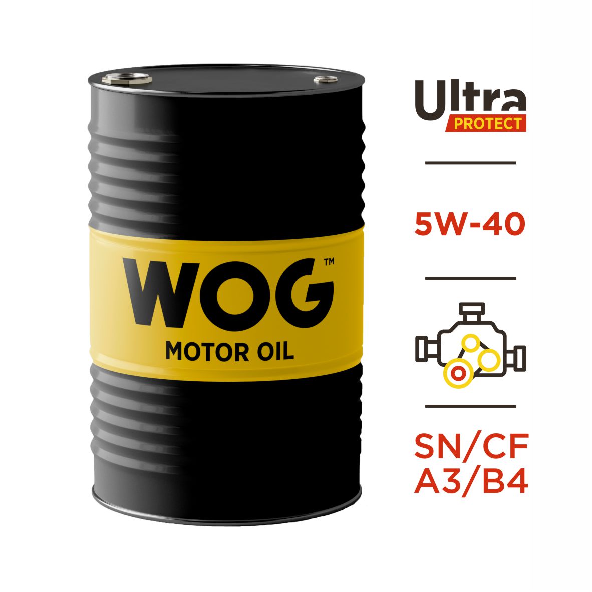 Масло WOG 5/40 Ultra Protect SN/CF A3/B4 синтетическое