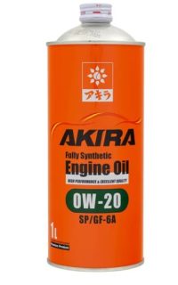 Масло моторное AKIRA 0W-20 ENGINE OIL синтетическое FS SP/GF-6A Япония