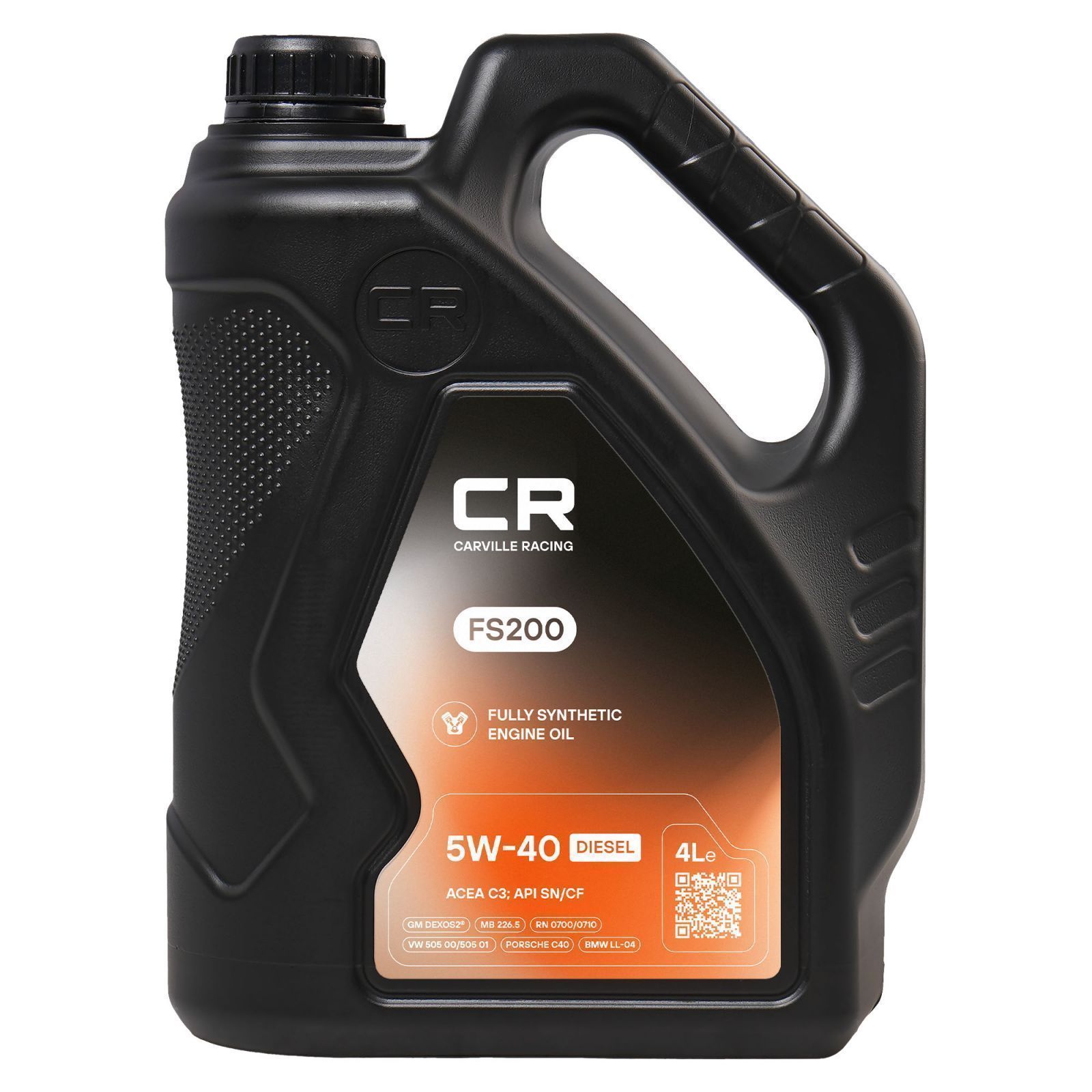 Масло моторное Carville Racing 5W-40 FS200 C3 API SN/CF синтетическое