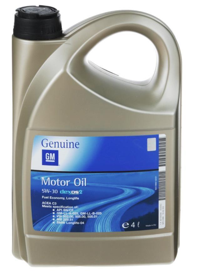 Масло моторное GM 5W-30 Dexos2 / 5W30