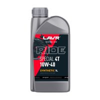 Масло моторное Lavr 10W-40 MOTO Ride Special 4T SN Ln7747