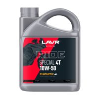 Масло моторное Lavr 10W-50 MOTO Ride Special 4T SM Ln7792