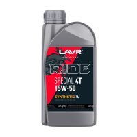 Масло моторное Lavr 15W-50 MOTO Ride Special 4T SN Ln7795