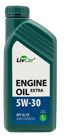 Масло моторное Livcar 5W-30 ENGINE OIL EXTRA синтетическое SL/CF