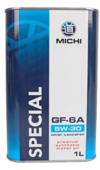 Масло моторное Michi 5W-30 Special GF-6A синтетическое