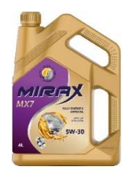 Масло моторное Mirax MX7 5W-30 API SL/CF, ACEA A3/B4, VW 502.00/505.00; MB 229.3; 229.5, RN 0700/0710 синтетическое / 5W30