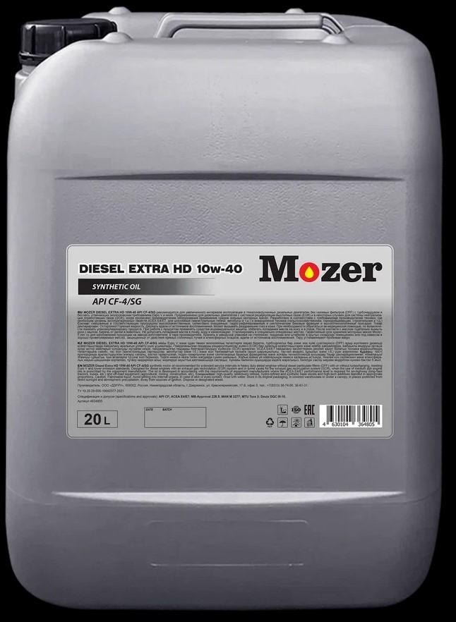 Масло моторное MOZER 10W-40 Diesel Extra E4/E7 CF-4/SG / 10W40