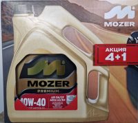 Масло моторное MOZER 10W-40 Premium SN/CF синтетическое 4 + АКЦИЯ
