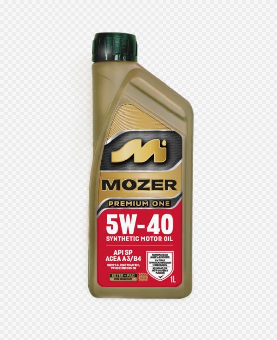 Масло моторное MOZER 5W-40 Premium ONE API SP ACEA A3/B4 синтетическое