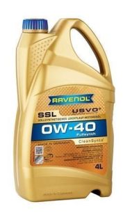Масло моторное Ravenol 0W-40 SSL A3/B4 SN/CF синтетическое 4014835718791 / 0W40